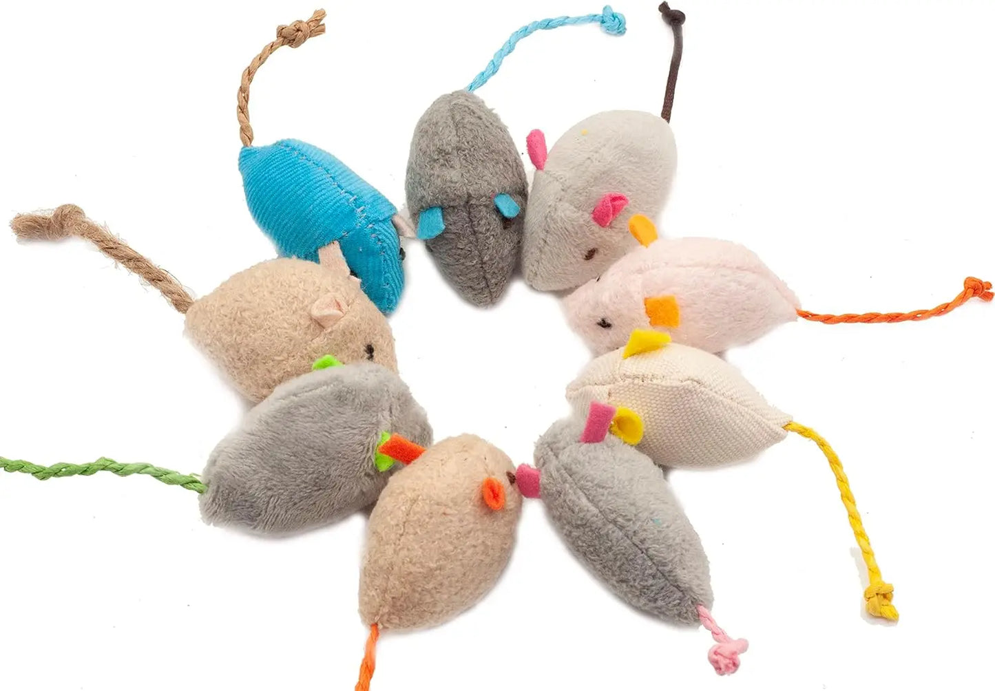 Catnip Mouse Toys – 3/200pcs Interactive Cat Toy for Indoor Play