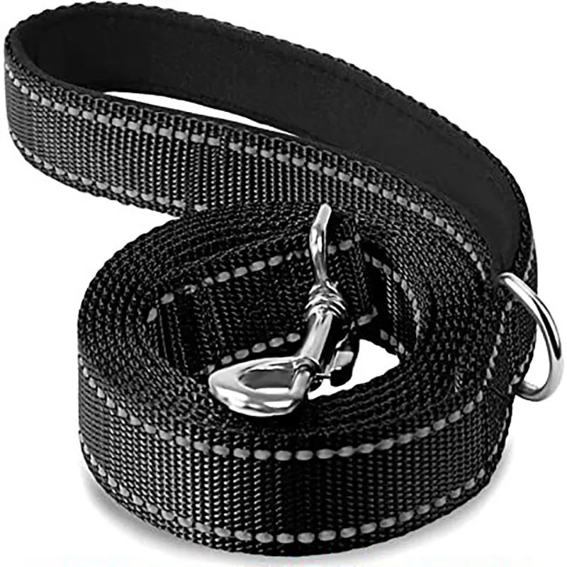 Reflective Dog & Cat Harness Leash – 1.2/1.5/1.8m Walking & Training Rope