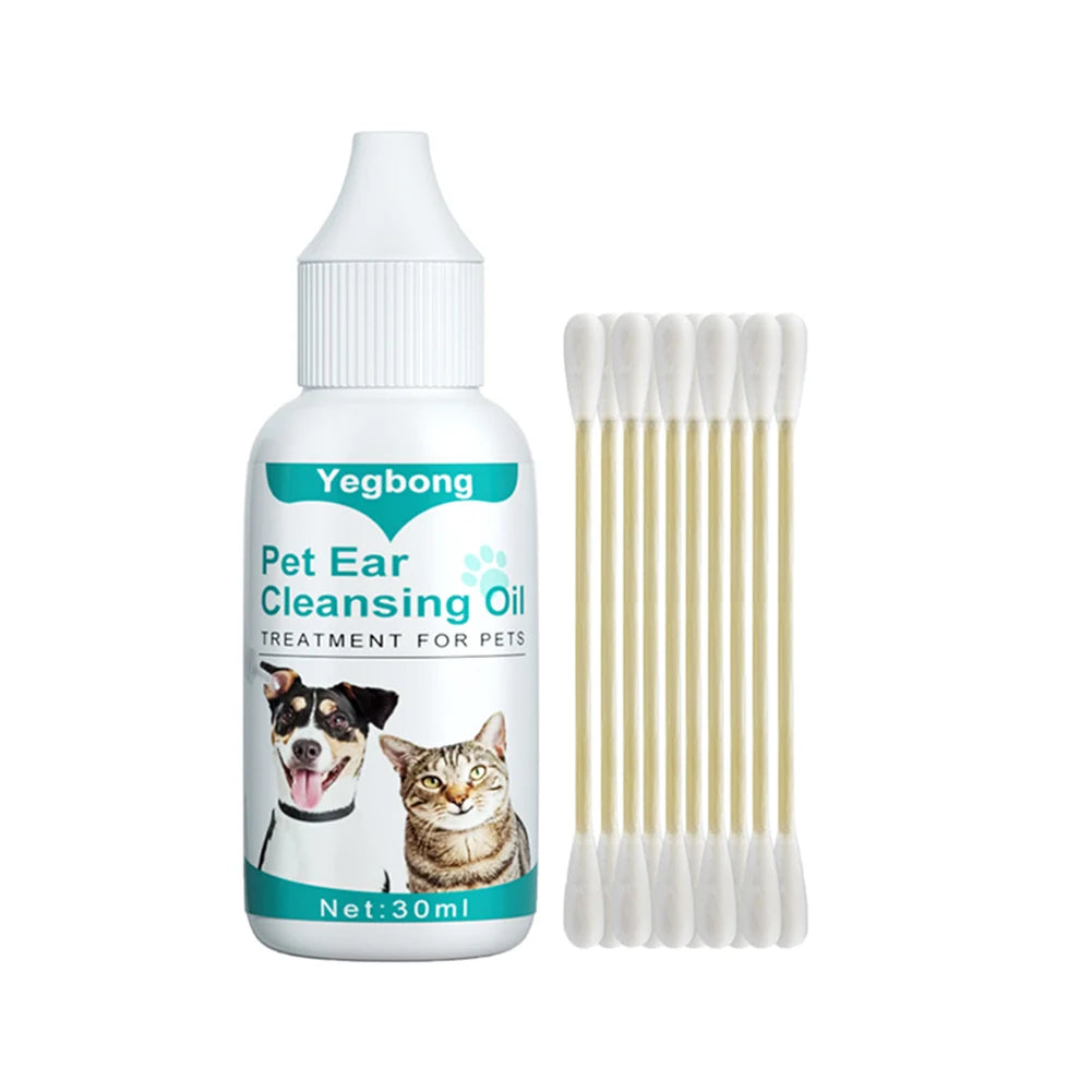 30ml Dog & Cat Ear Cleaner – Mite & Tick Removal Ear Oil
