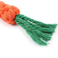 Carrot-Shaped Dog Chew Rope – Durable Cotton Bite Toy