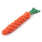 Carrot-Shaped Dog Chew Rope – Durable Cotton Bite Toy