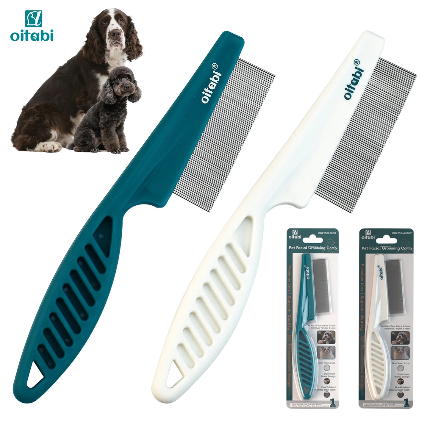 Oitabi Flea & Lice Comb – Pet Grooming & Dematting Tool