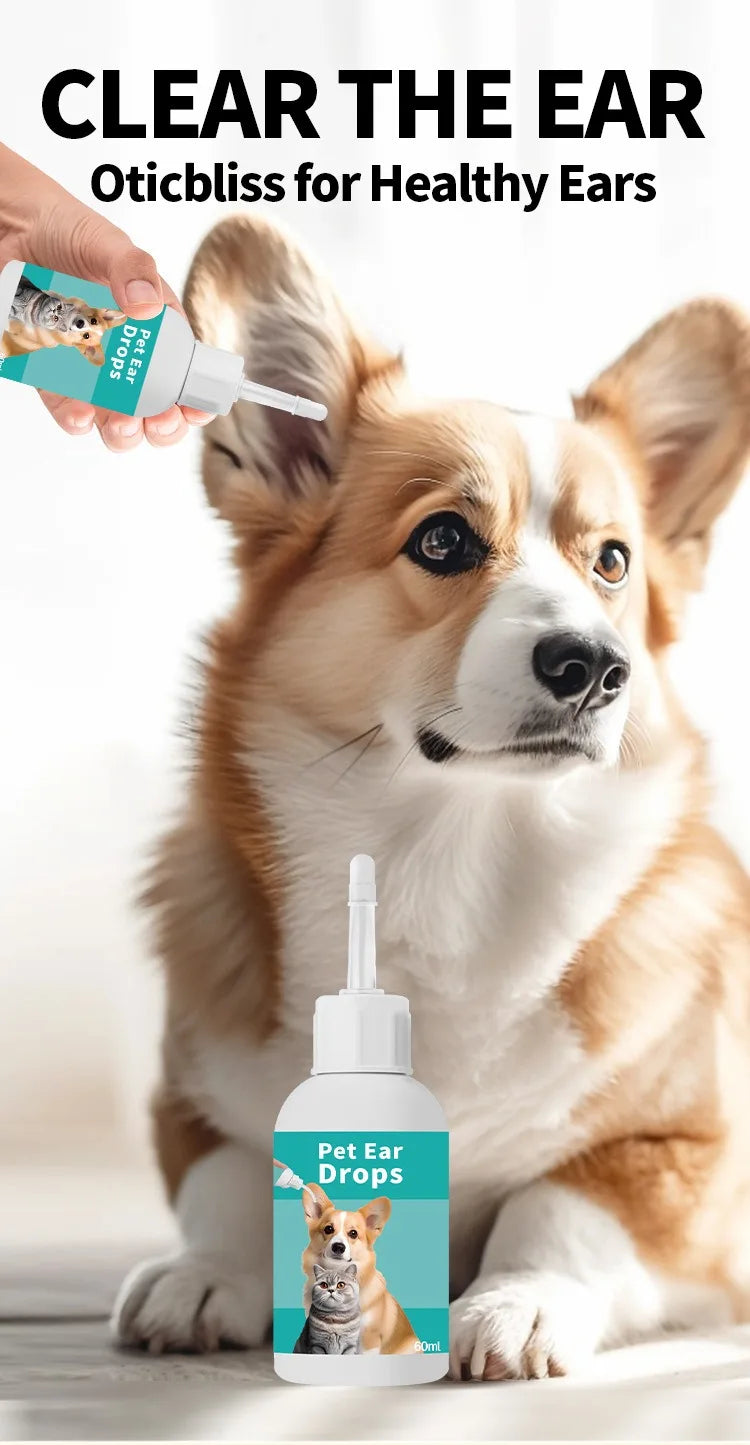 Pet Ear Wash Drops – Ear Care for Cats & Dogs