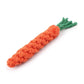 Carrot-Shaped Dog Chew Rope – Durable Cotton Bite Toy