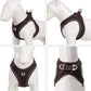 Adjustable Reflective Dog & Cat Harness Leash Set – Small & Medium Pets