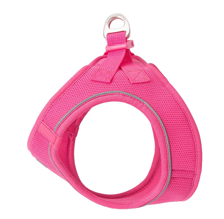 Adjustable Reflective Dog & Cat Harness Leash Set – Small & Medium Pets