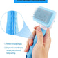 Pet Hair Remover Brush – Grooming Comb for Dogs & Cats with Long Hair