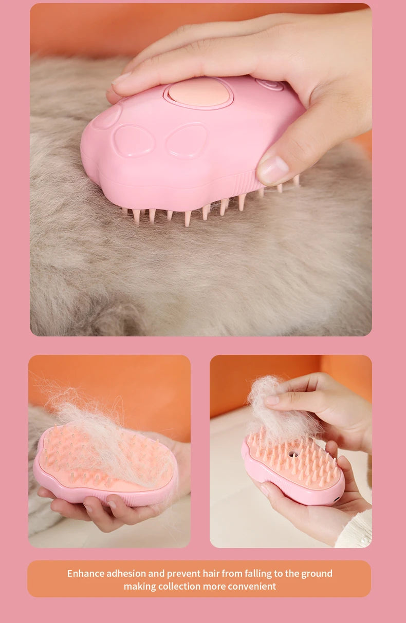 Colored Pet Grooming Comb – Floating Hair & Tangled Hair Remover