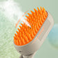 3-in-1 Electric Pet Steam Brush – USB Rechargeable Cat & Dog Grooming Comb