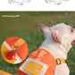 Dog Harness & Leash with Snack Backpack – Adjustable Pet Travel Set