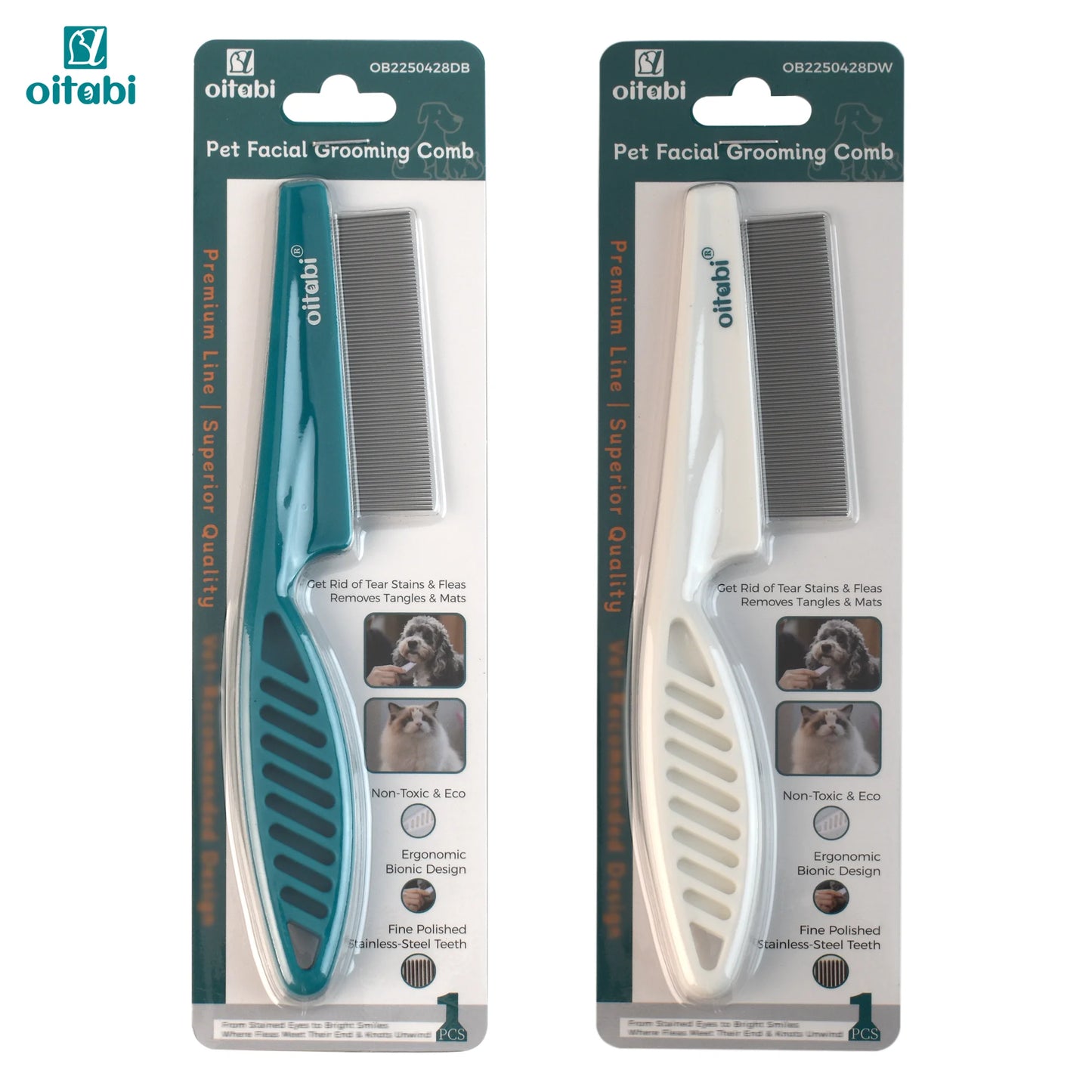Oitabi Flea & Lice Comb – Pet Grooming & Dematting Tool