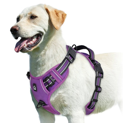 No-Pull Dog Harness – Adjustable Padded Vest with Handle