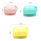 Pet Shampoo Brush – Silicone Rubber Grooming Comb for Cats & Dogs