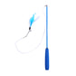 Telescopic Cat Teaser Wand – 3-Section Interactive Stick Toy