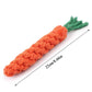 Carrot-Shaped Dog Chew Rope – Durable Cotton Bite Toy