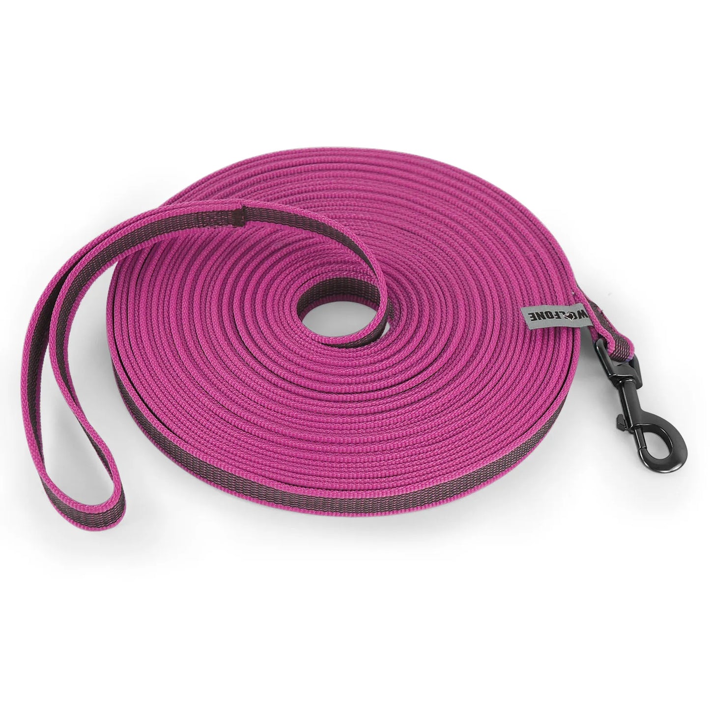 Medium & Long Dog Leash – Latex Silk Training Lead, Dual Color