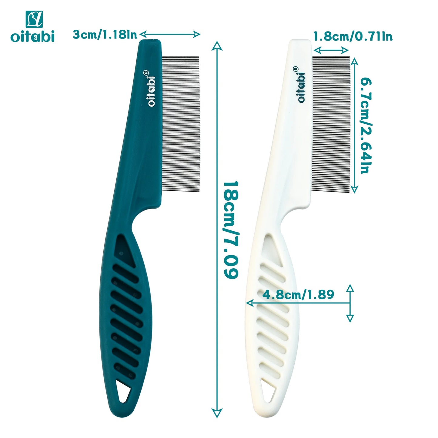Oitabi Flea & Lice Comb – Pet Grooming & Dematting Tool