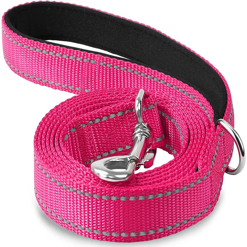 Reflective Dog & Cat Harness Leash – 1.2/1.5/1.8m Walking & Training Rope