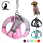Adjustable Dog & Cat Harness Leash Set – Small Breed Vest
