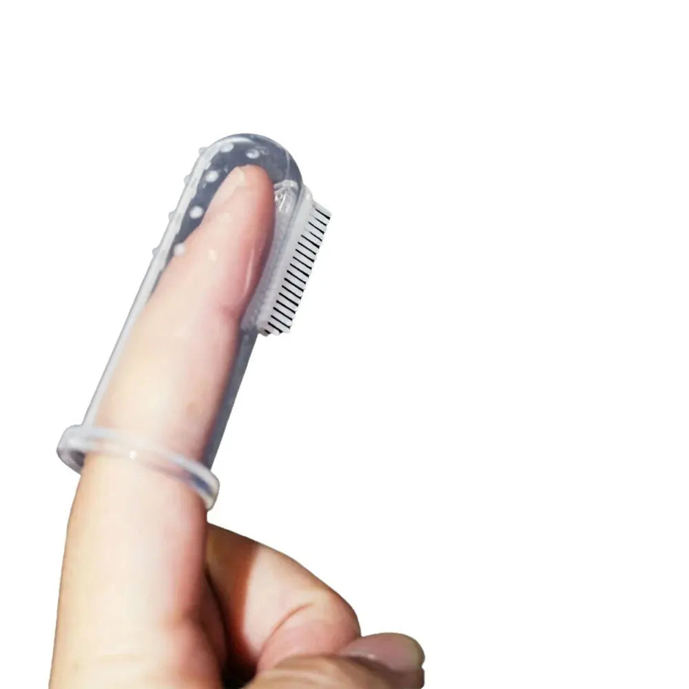 Silicone Finger Toothbrushes – 50/100pcs for Dogs & Cats