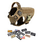Military Tactical Dog Harness Set – Large Dog Vest with Leash & Accessories