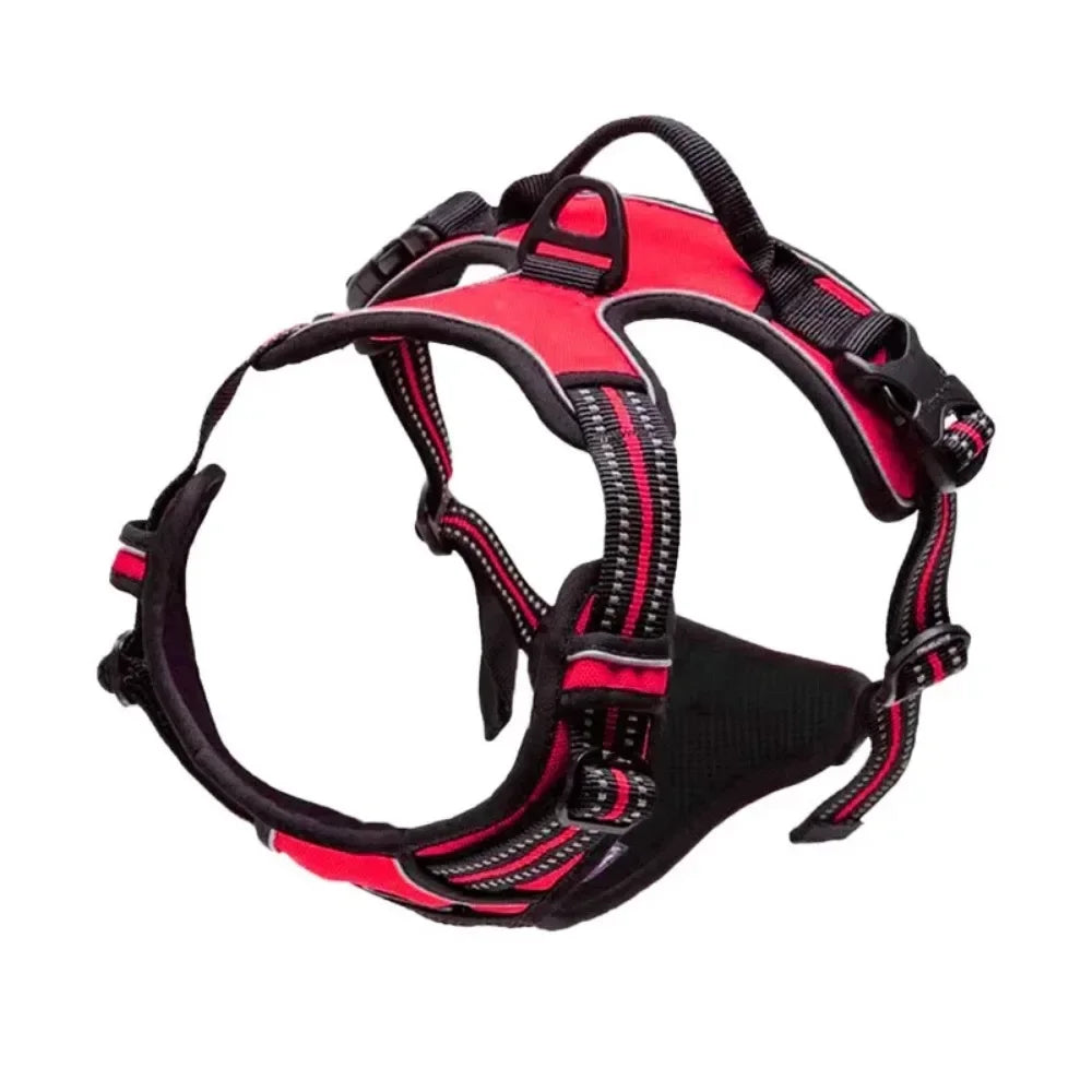 Reflective Adjustable Dog & Cat Harness – Breathable Chest Vest