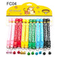 12-Pcs Anti-Lost Pet Collars – Mix Color Buckle Collars with Bell